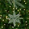 Northlight Starburst 3-D Glittered Christmas Ornament - 6.5" - Forest Green